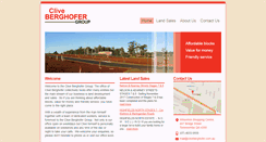 Desktop Screenshot of cliveberghofer.com.au